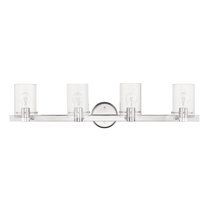 Livex Lighting 17234-05 Four Light Vanity Sconce, Polished Chrome