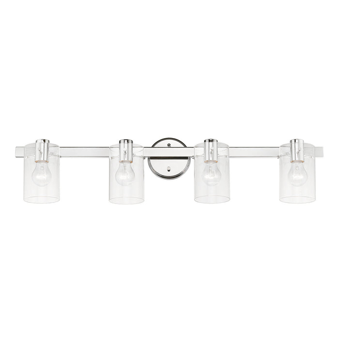 Livex Lighting 17234-05 Four Light Vanity Sconce, Polished Chrome