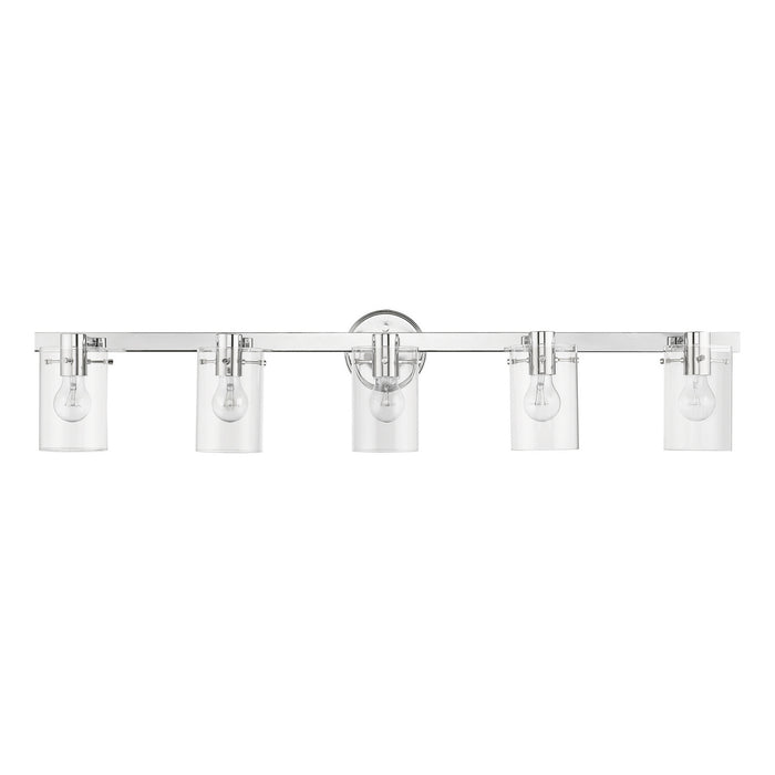 Livex Lighting 17235-05 Five Light Vanity Sconce, Polished Chrome