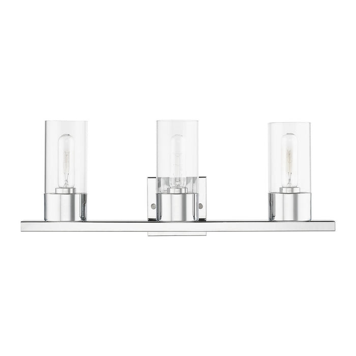Livex Lighting 17313-05 Three Light Vanity Sconce, Polished Chrome