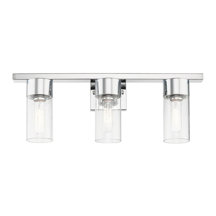 Livex Lighting 17313-05 Three Light Vanity Sconce, Polished Chrome
