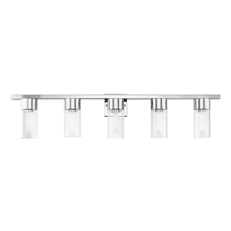 Livex Lighting 17315-05 Five Light Vanity Sconce, Polished Chrome