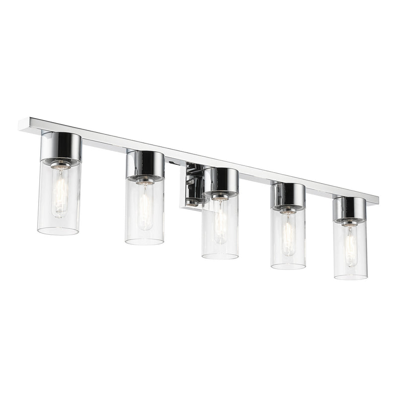 Livex Lighting 17315-05 Five Light Vanity Sconce, Polished Chrome