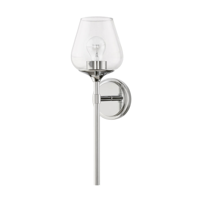 Livex Lighting 17471-05 One Light Vanity Sconce, Polished Chrome