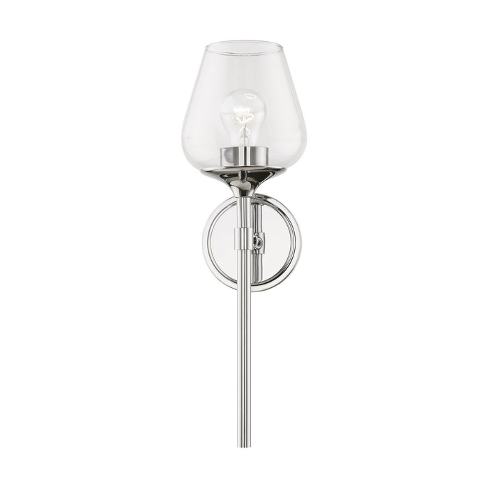 Livex Lighting 17471-05 One Light Vanity Sconce, Polished Chrome