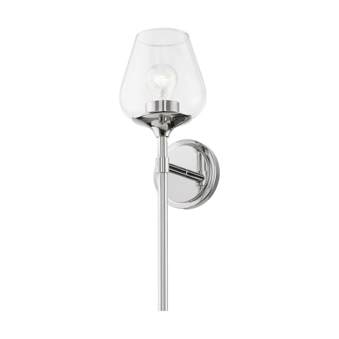 Livex Lighting 17471-05 One Light Vanity Sconce, Polished Chrome