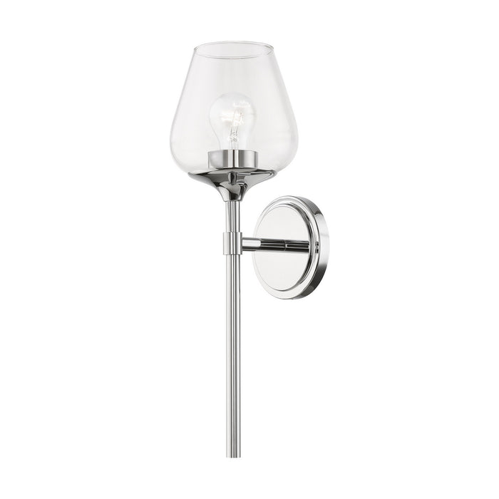 Livex Lighting 17471-05 One Light Vanity Sconce, Polished Chrome