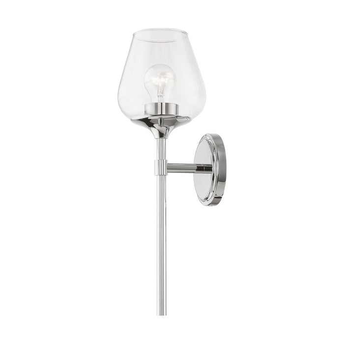 Livex Lighting 17471-05 One Light Vanity Sconce, Polished Chrome