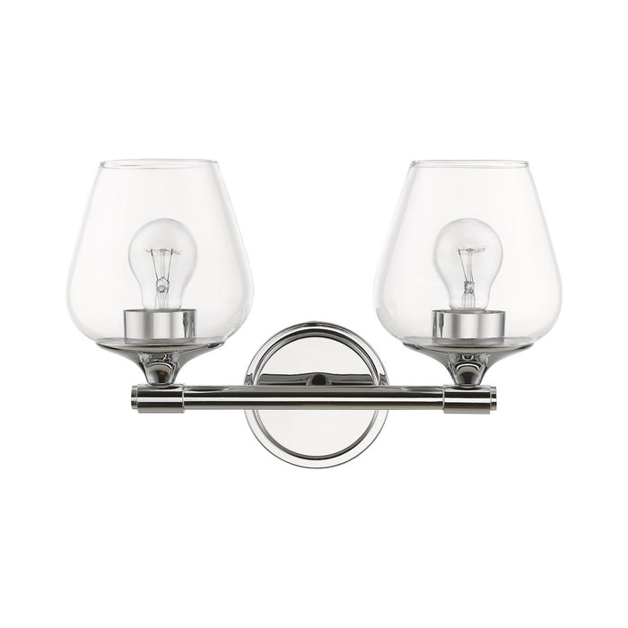Livex Lighting 17472-05 Two Light Vanity Sconce, Polished Chrome