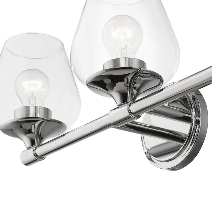 Livex Lighting 17473-05 Three Light Vanity Sconce, Polished Chrome