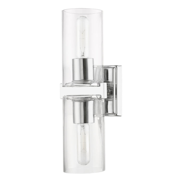 Livex Lighting 18032-05 Two Light Vanity Sconce, Polished Chrome