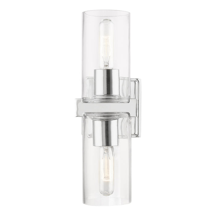 Livex Lighting 18032-05 Two Light Vanity Sconce, Polished Chrome