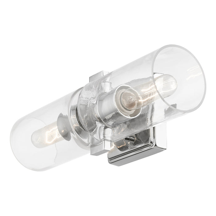 Livex Lighting 18032-05 Two Light Vanity Sconce, Polished Chrome