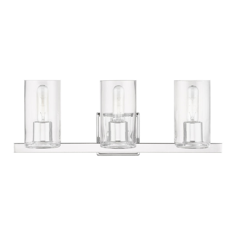 Livex Lighting 18033-05 Three Light Vanity Sconce, Polished Chrome