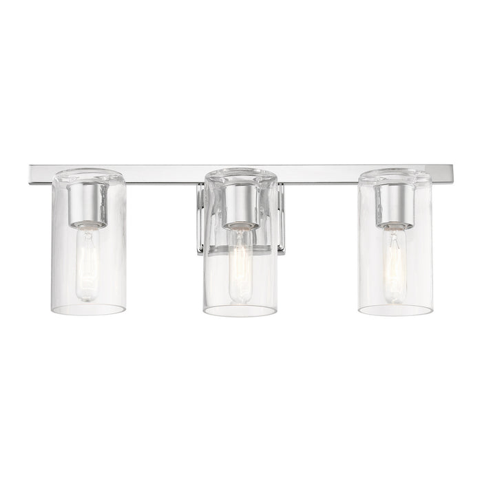 Livex Lighting 18033-05 Three Light Vanity Sconce, Polished Chrome
