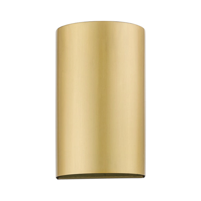 Livex Lighting 22061-32 One Light Outdoor Wall Sconce, Satin Gold