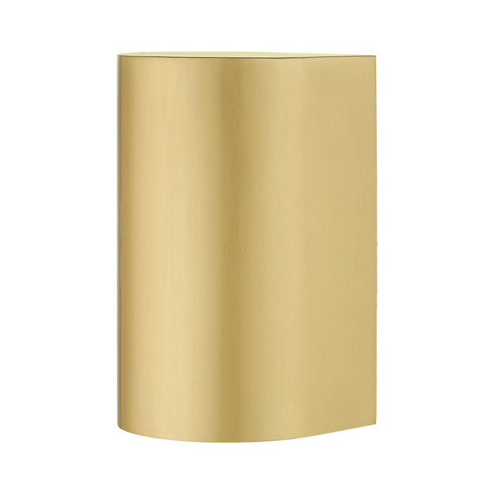 Livex Lighting 22061-32 One Light Outdoor Wall Sconce, Satin Gold