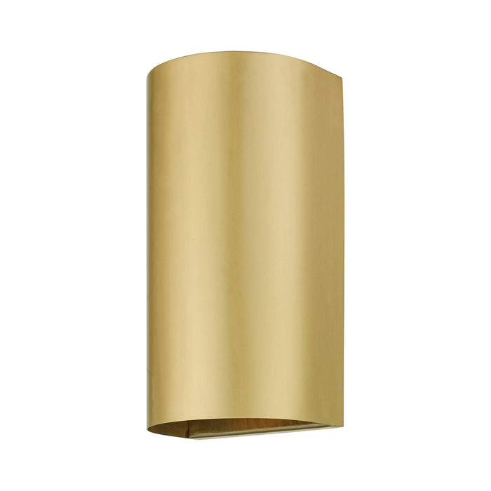 Livex Lighting 22062-32 One Light Outdoor Wall Sconce, Satin Gold