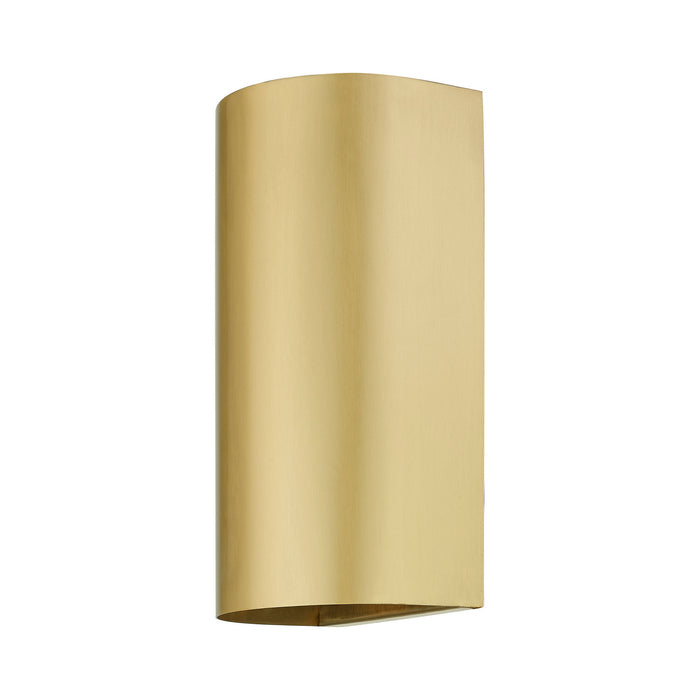 Livex Lighting 22062-32 One Light Outdoor Wall Sconce, Satin Gold