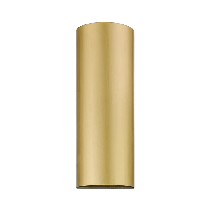 Livex Lighting 22063-32 One Light Outdoor Wall Sconce, Satin Gold