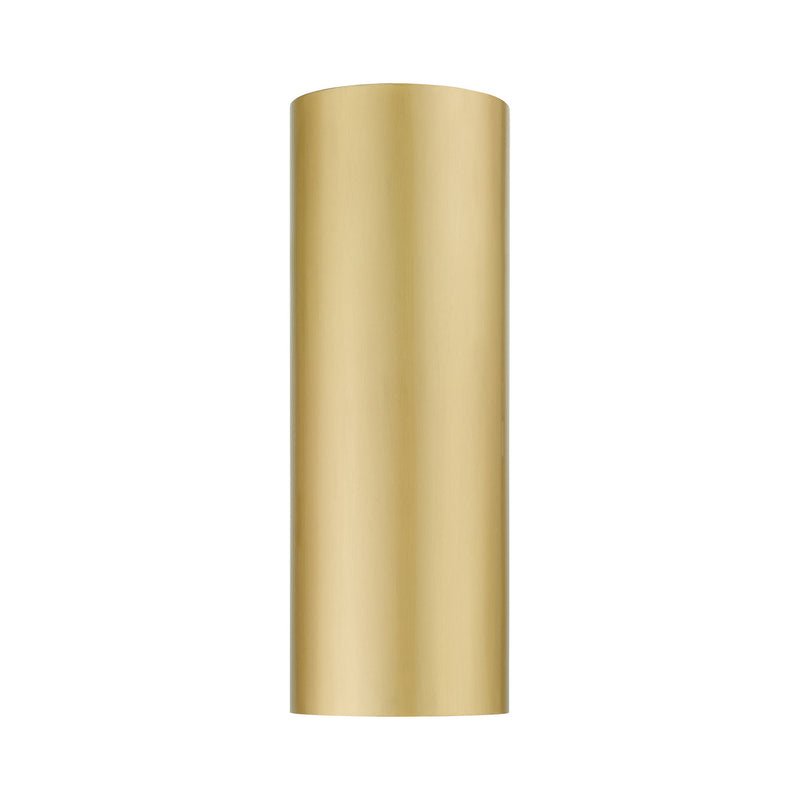 Livex Lighting 22063-32 One Light Outdoor Wall Sconce, Satin Gold