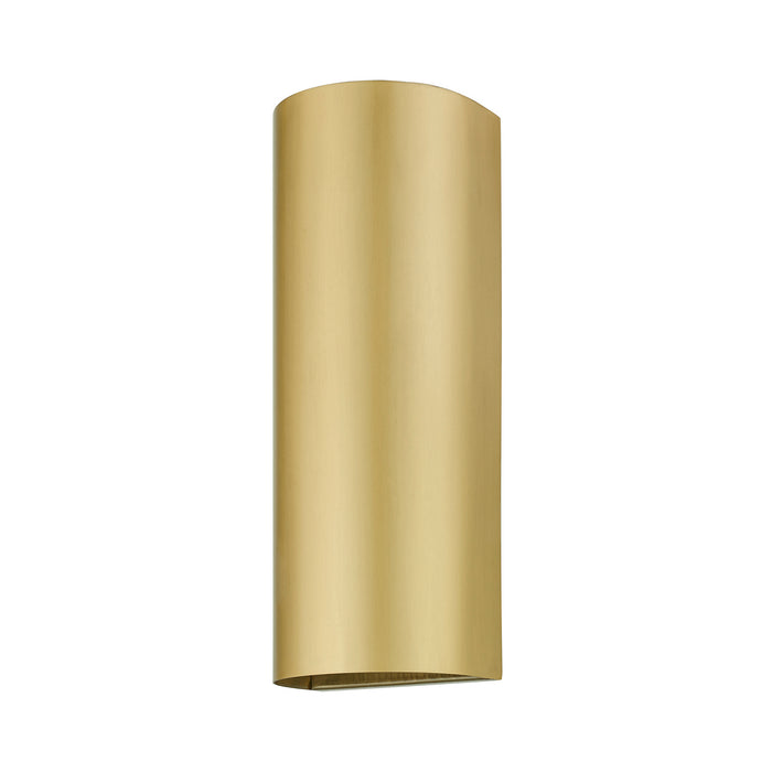 Livex Lighting 22063-32 One Light Outdoor Wall Sconce, Satin Gold
