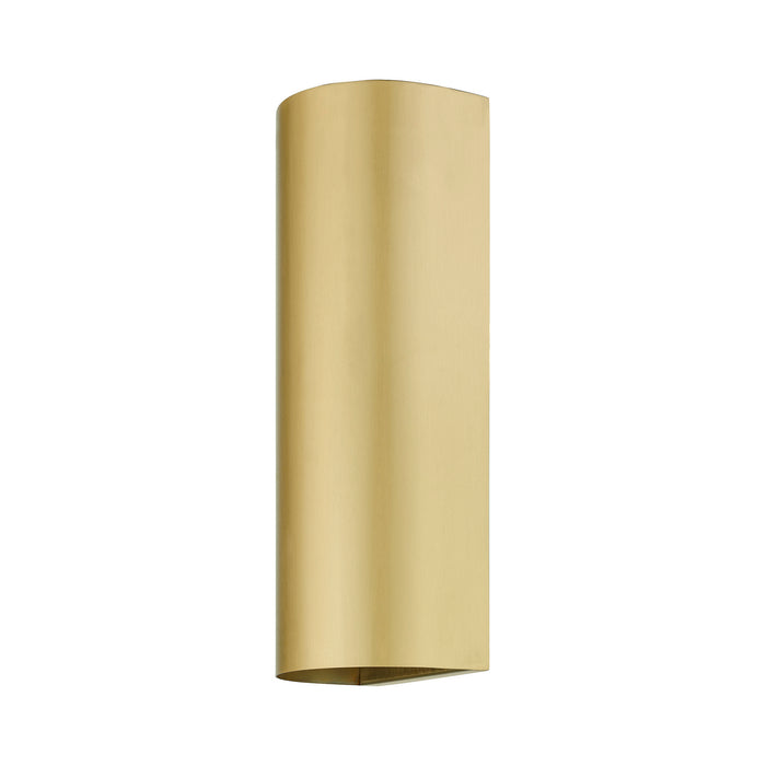 Livex Lighting 22063-32 One Light Outdoor Wall Sconce, Satin Gold