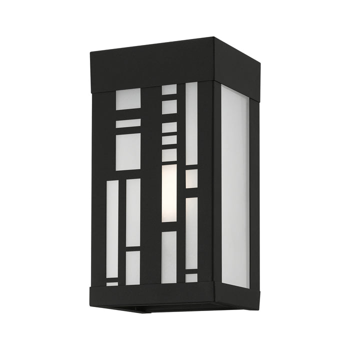Livex Lighting 22971-14 One Light Outdoor Wall Sconce, Textured Black