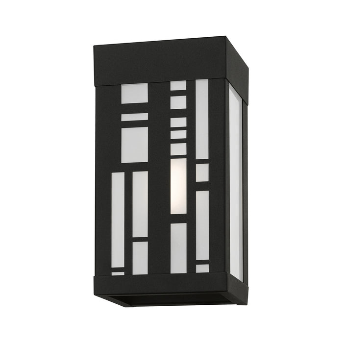 Livex Lighting 22971-14 One Light Outdoor Wall Sconce, Textured Black
