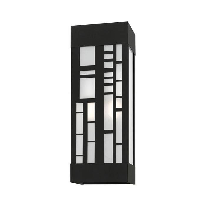 Livex Lighting 22972-14 Two Light Outdoor Wall Sconce, Textured Black