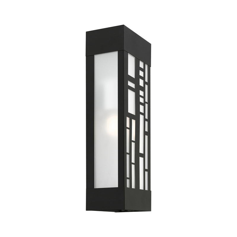 Livex Lighting 22972-14 Two Light Outdoor Wall Sconce, Textured Black