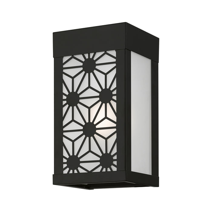Livex Lighting 24321-04 One Light Outdoor Wall Sconce, Black