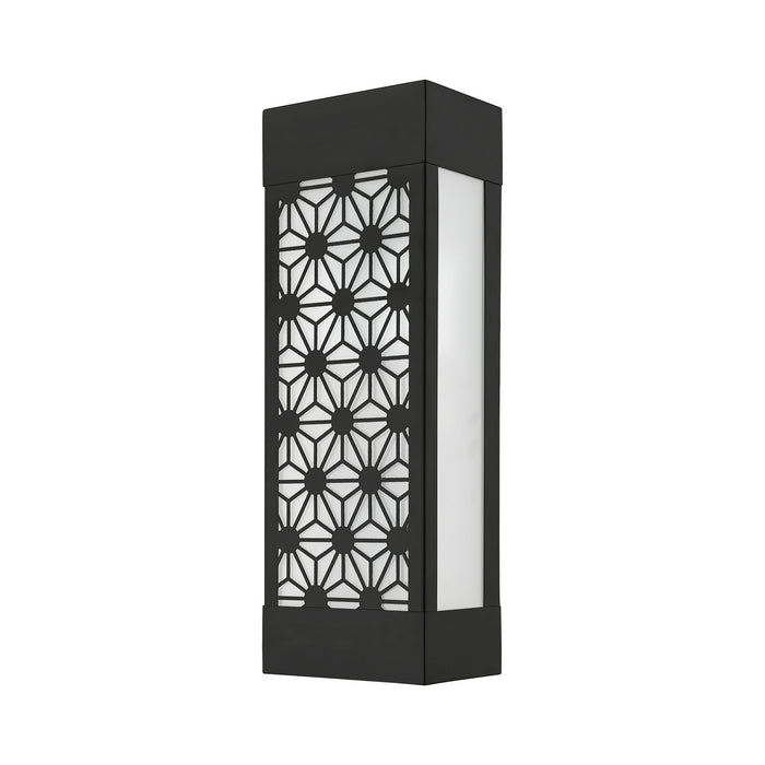 Livex Lighting 24322-04 Two Light Outdoor Wall Sconce, Black