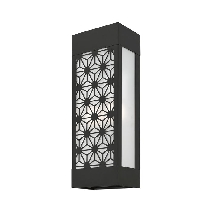 Livex Lighting 24322-04 Two Light Outdoor Wall Sconce, Black