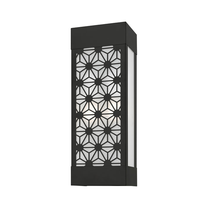 Livex Lighting 24322-04 Two Light Outdoor Wall Sconce, Black