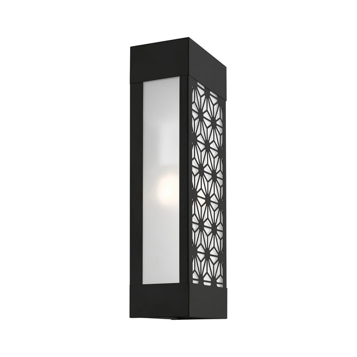Livex Lighting 24322-04 Two Light Outdoor Wall Sconce, Black
