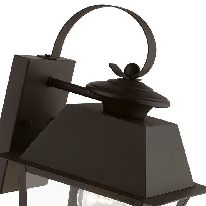 Livex Lighting 27212-07 One Light Outdoor Wall Lantern, Bronze