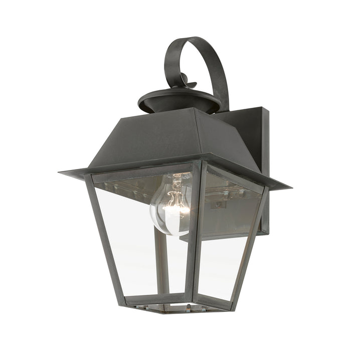 Livex Lighting 27212-61 One Light Outdoor Wall Lantern, Charcoal