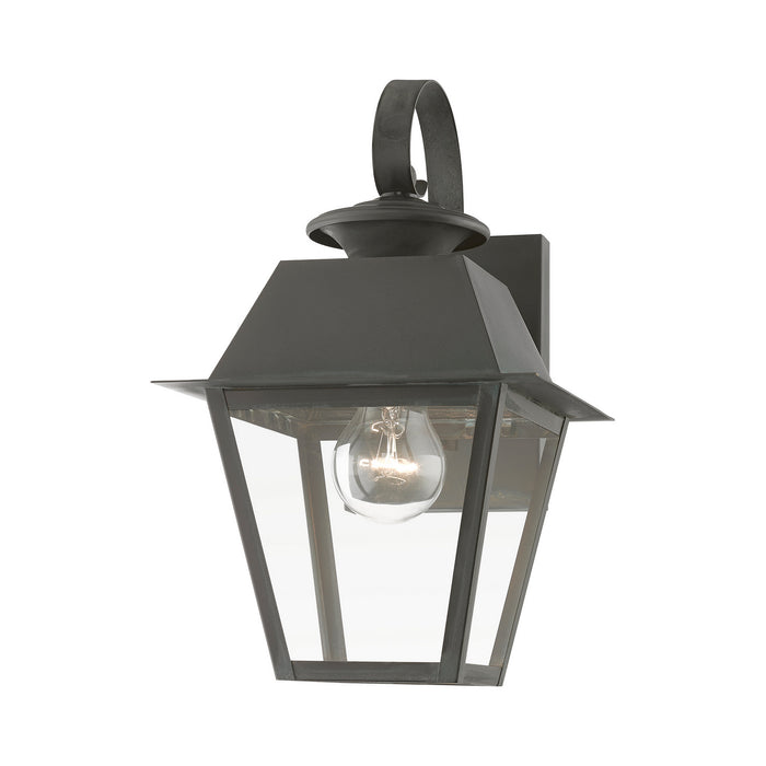 Livex Lighting 27212-61 One Light Outdoor Wall Lantern, Charcoal