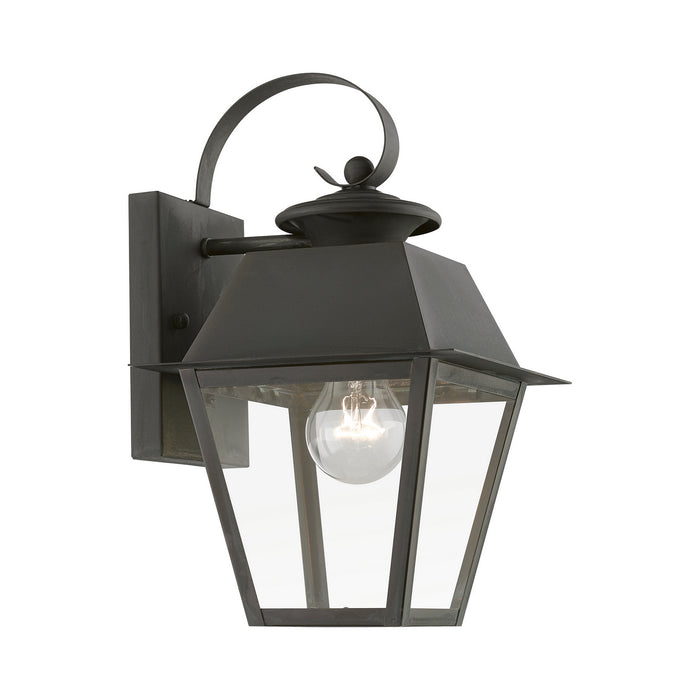 Livex Lighting 27212-61 One Light Outdoor Wall Lantern, Charcoal