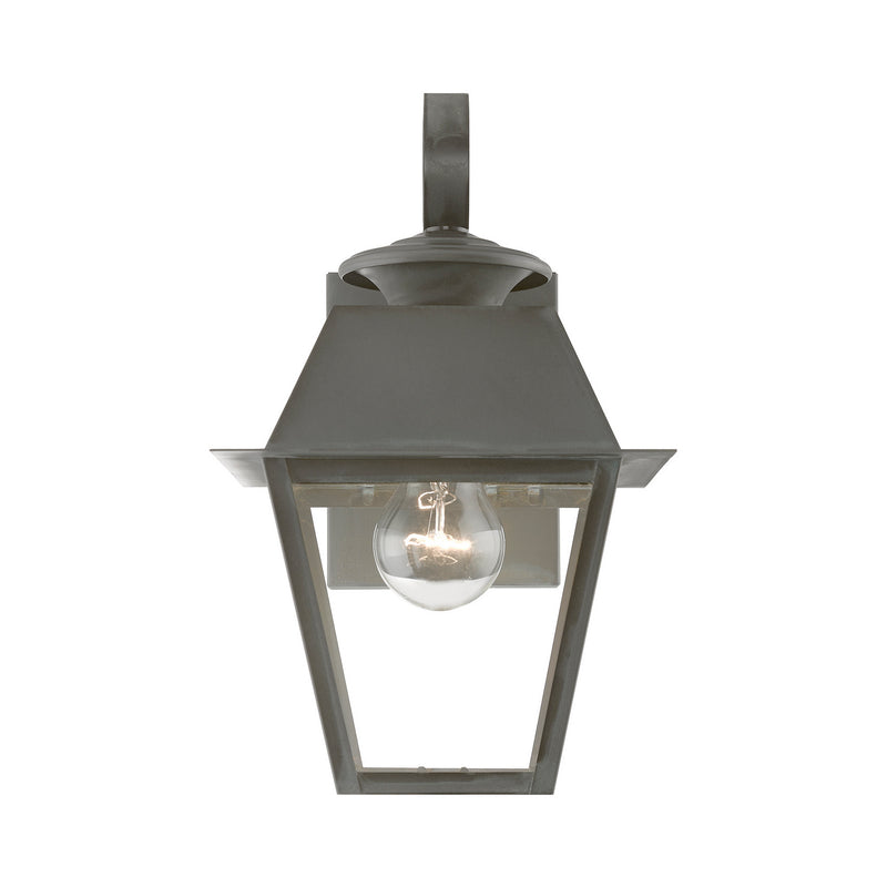 Livex Lighting 27212-61 One Light Outdoor Wall Lantern, Charcoal