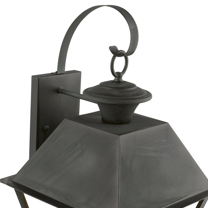 Livex Lighting 27218-61 Three Light Outdoor Wall Lantern, Charcoal