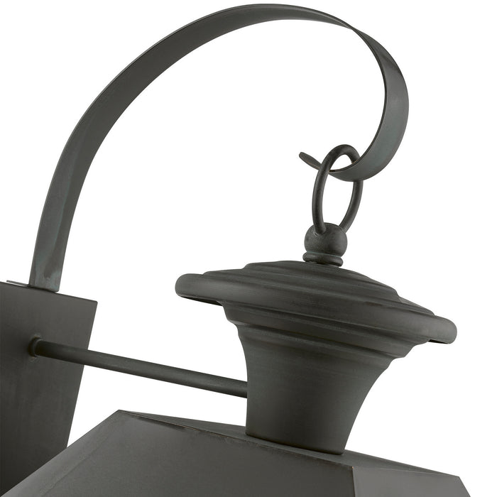 Livex Lighting 27222-61 Four Light Outdoor Wall Lantern, Charcoal