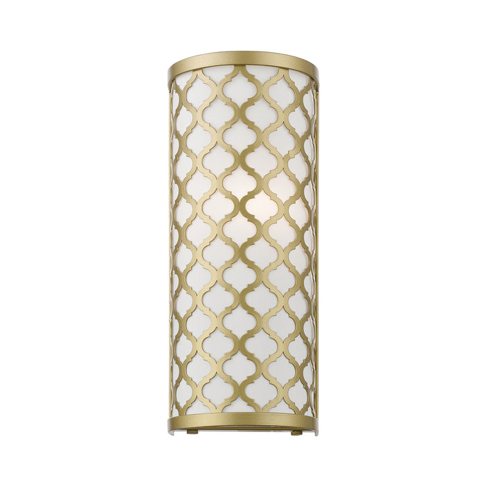 Livex Lighting 41100-33 One Light Wall Sconce, Soft Gold