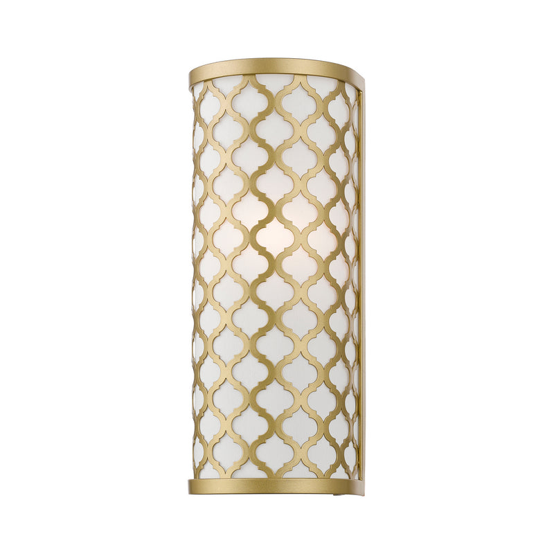 Livex Lighting 41100-33 One Light Wall Sconce, Soft Gold