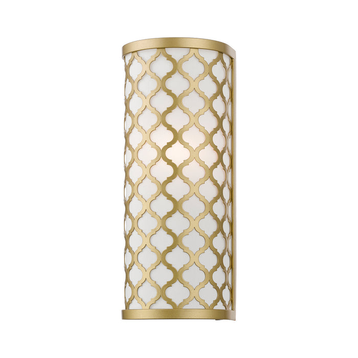 Livex Lighting 41100-33 One Light Wall Sconce, Soft Gold
