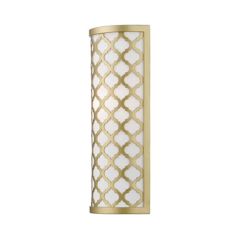 Livex Lighting 41100-33 One Light Wall Sconce, Soft Gold