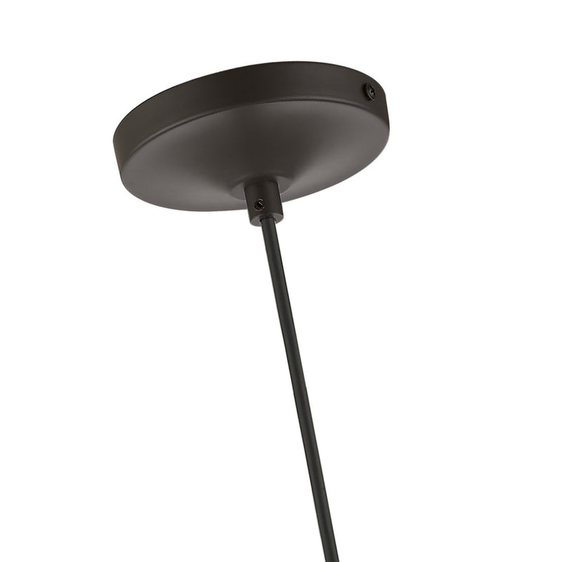 Livex Lighting 41293-07 One Light Mini Pendant, Bronze w/Antique Brass
