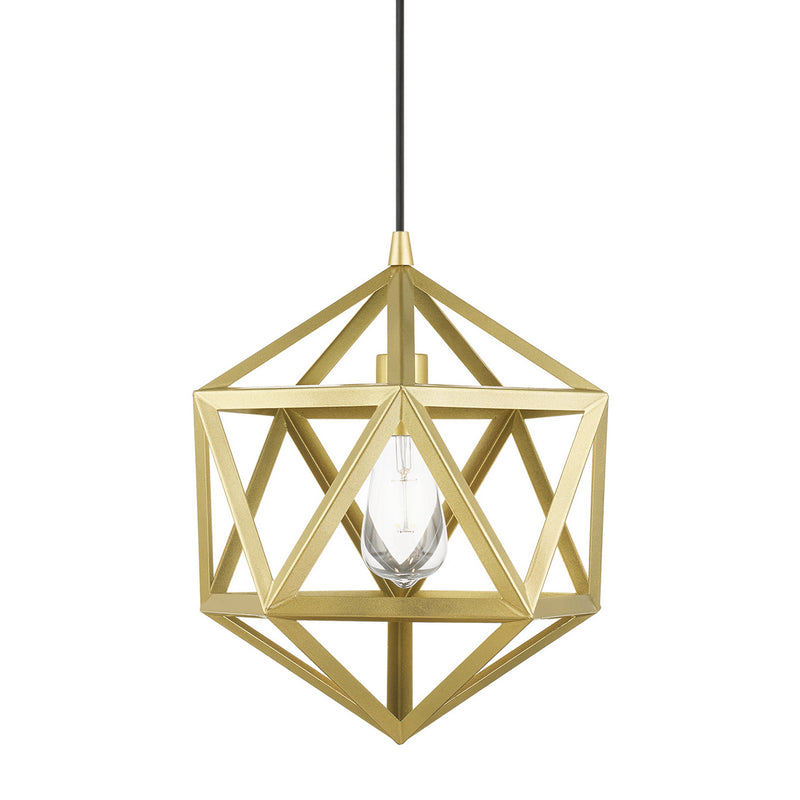 Livex Lighting 41328-33 One Light Pendant, Soft Gold
