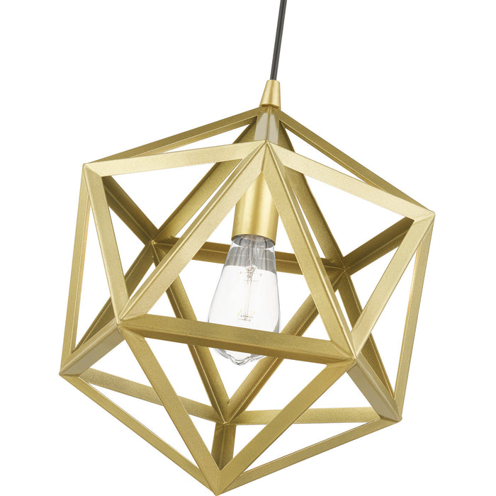 Livex Lighting 41328-33 One Light Pendant, Soft Gold
